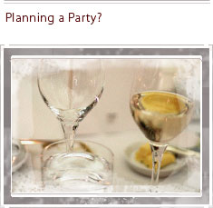 Let us plan your party